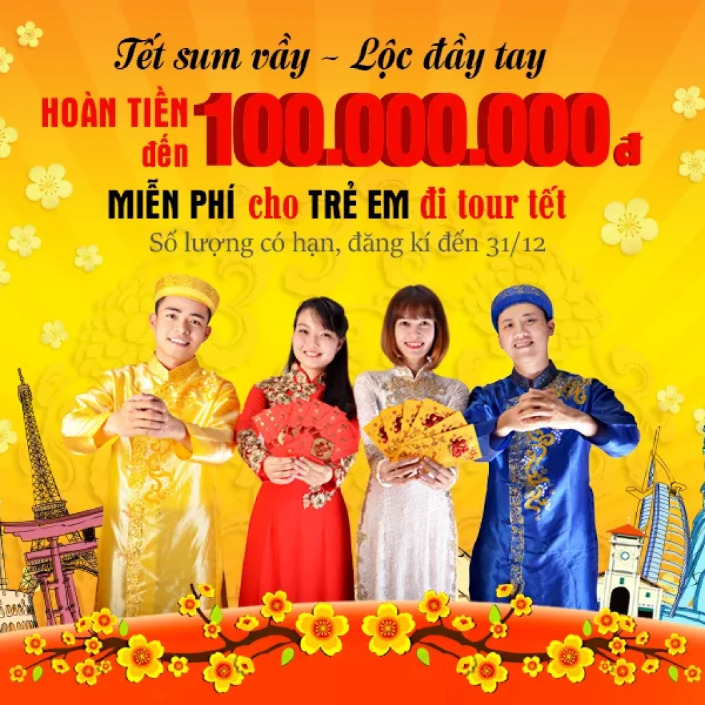 khuyen mai du lich tet am lich du lich viet