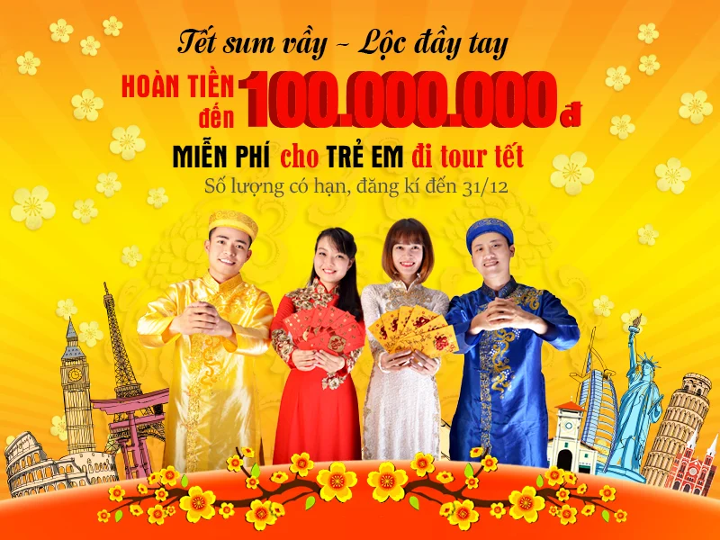 khuyen mai du lich tet am lich du lich viet